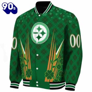 Custom Pittsburgh Steelers Shamrock Pattern…