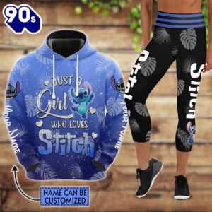 Custom Stitch Glitter Hoodie And…
