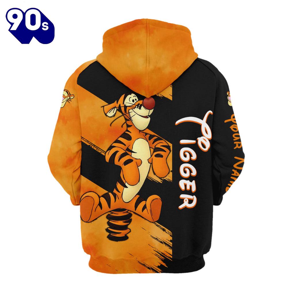 Custom Tiger Pattern Hoodie And Leggings Set Custom Tiger Pattern Hoodie And Leggings Set