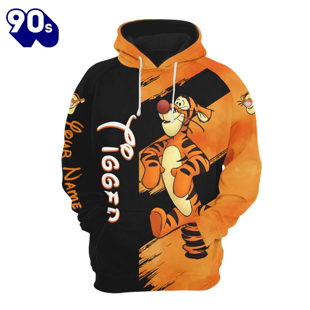 Custom Tiger Pattern Hoodie And Leggings Set Custom Tiger Pattern Hoodie And Leggings Set