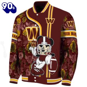 Custom Washington Commanders Rose Mickey…