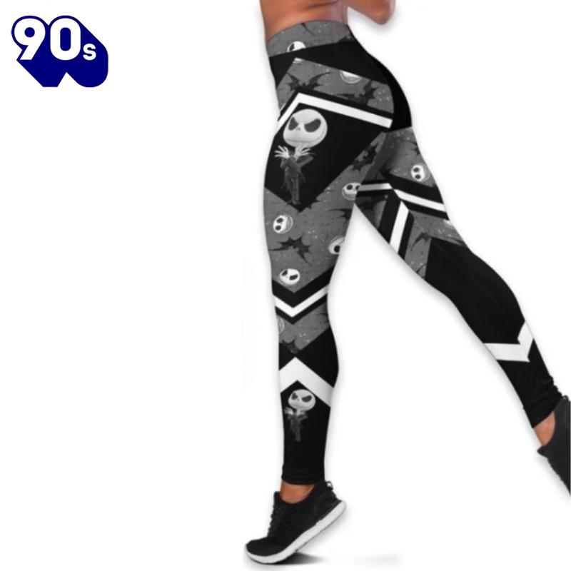 Customizable Hoodie And Patterned Jack Skellington Leggings Set Customizable Hoodie And Patterned Jack Skellington Leggings Set