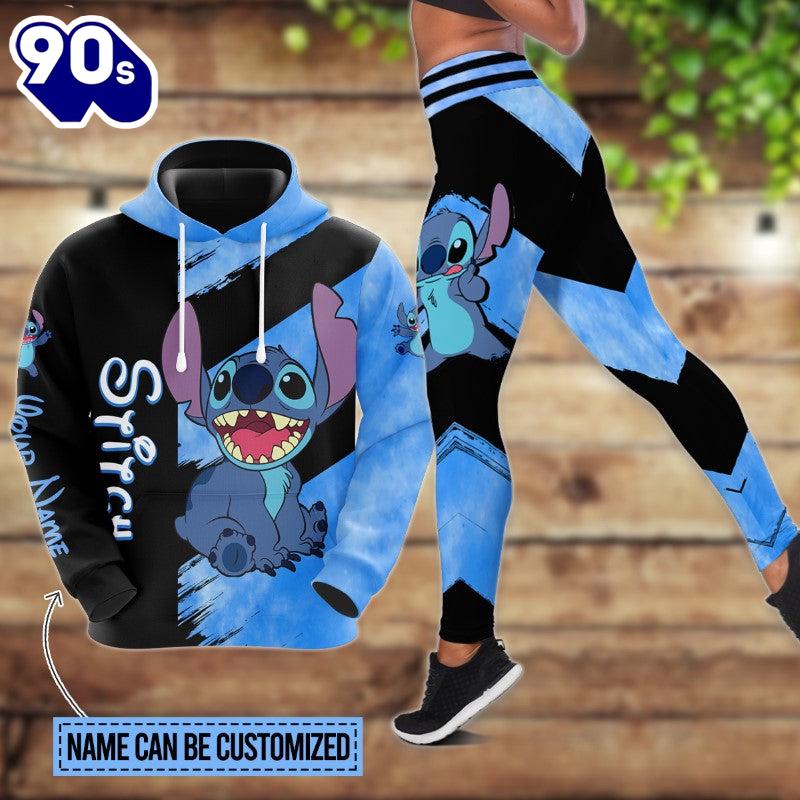 Customizable Stitch Pattern Hoodie And Leggings Set Customizable Stitch Pattern Hoodie And Leggings Set