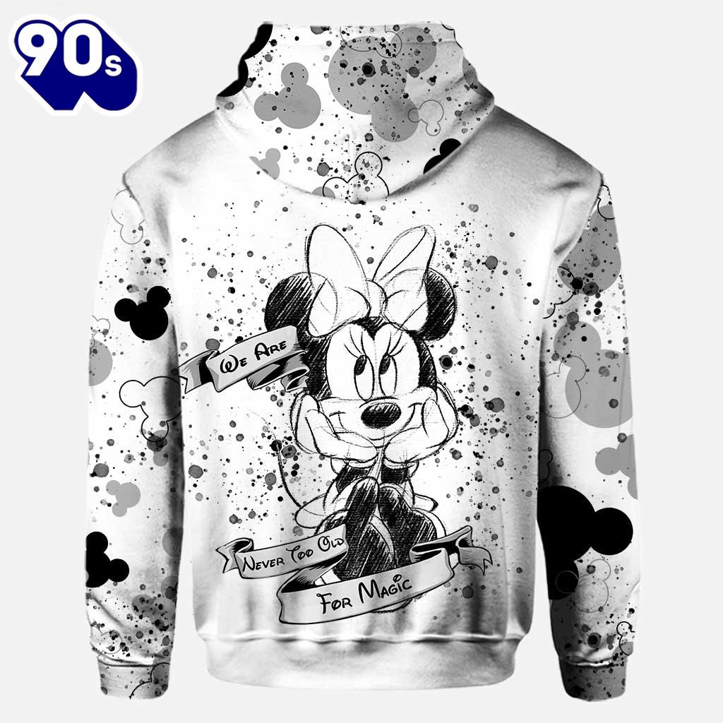 Cute Mickey Mouse Ears - Personalized Hoodie and Leggings Cute Mickey Mouse Ears - Personalized Hoodie and Leggings