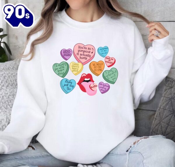 Cute Taylor Swift Album Valentine Taylor’s Version Sweatshirt