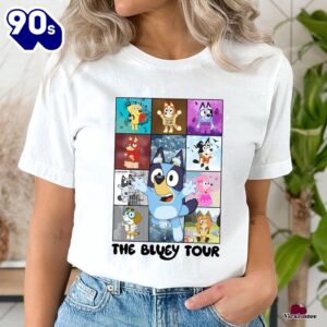Cute The Bluey Tour Shirt