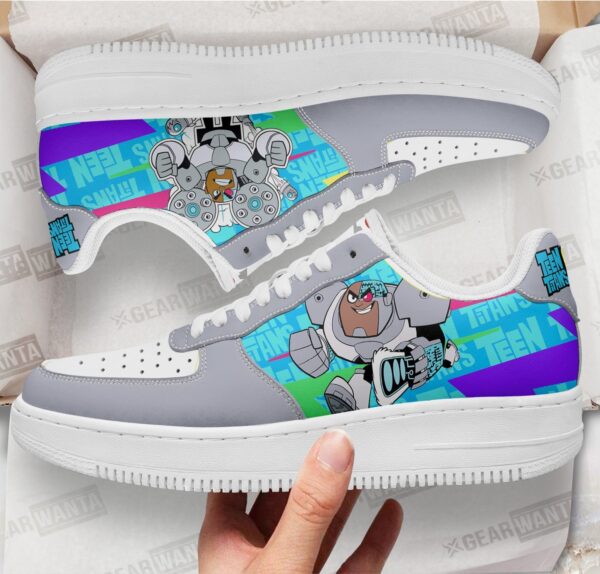Cycborg Air Sneakers Custom Teen Titan Go Cartoon Shoes