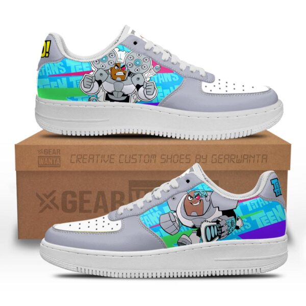 Cycborg Air Sneakers Custom Teen Titan Go Cartoon Shoes