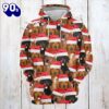 Dachshund Christmas Groupchristmas Hoodie All Over Print  , Pet Christmas 3d Shirt