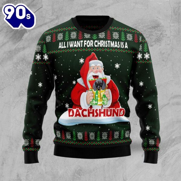 Dachshund Gift Ugly Christmas Sweater