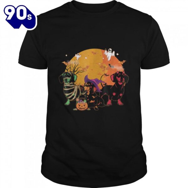 Dachshund Halloween Costume Funny Shirt Dog lover Gift T-Shirt  For Man And Women