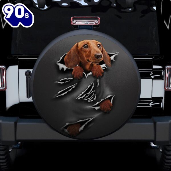Dachshund Hanging Car Spare Tire Covers Gift For Campers