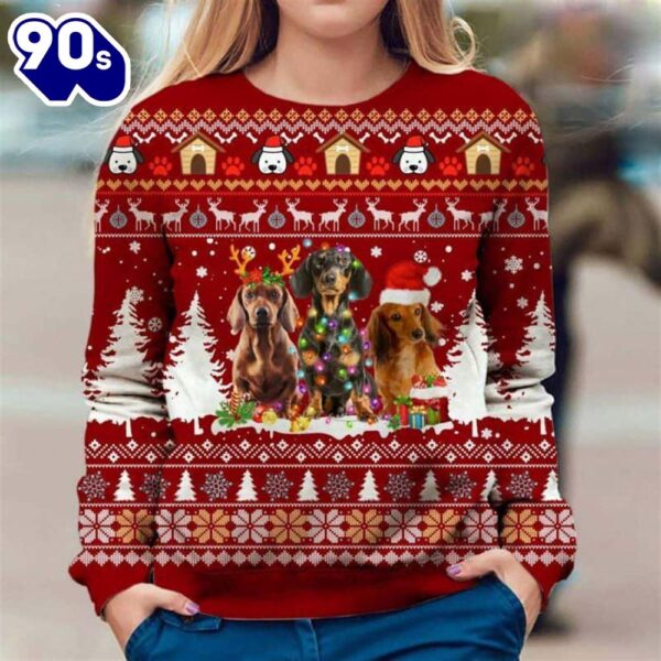 Dachshund Ugly Premium Sweater
