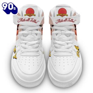 Daffy Duck High Top Air Force Shoes Custom Looney Tunes Sneakers