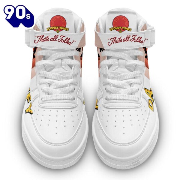 Daffy Duck High Top Air Force Shoes Custom Looney Tunes Sneakers