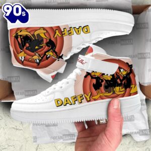 Daffy Duck High Top Air Force Shoes Custom Looney Tunes Sneakers