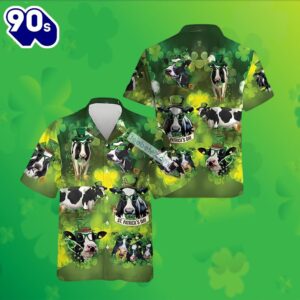 Dairy Cow Shamrock St Patricks…