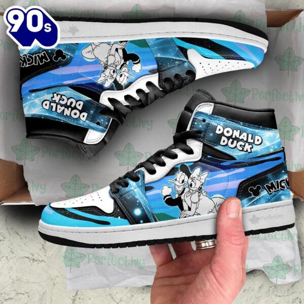 Daisy and Donald Silhouette J1 Shoes Custom For Fans Sneakers