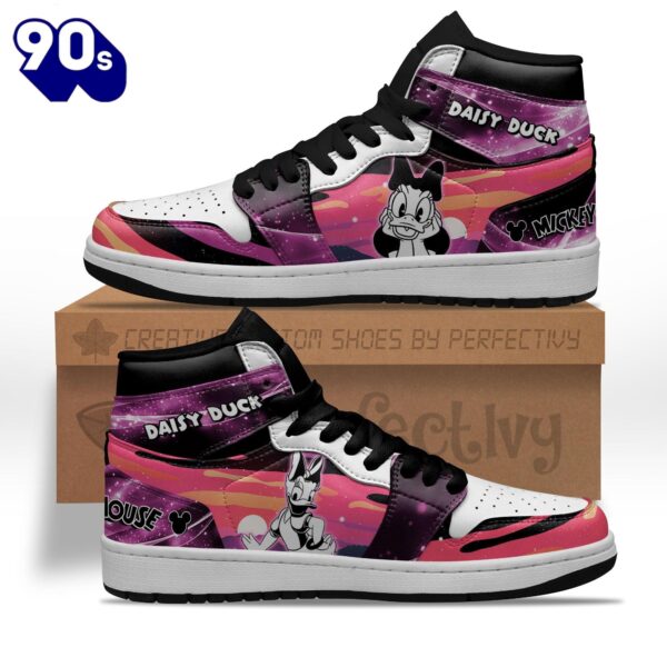 Daisy Duck Silhouette J1 Shoes Custom For Fans Sneakers