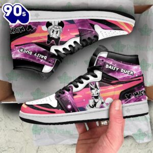 Daisy Duck Silhouette J1 Shoes Custom For Fans Sneakers