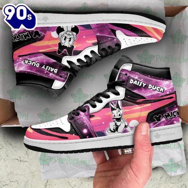 Daisy Duck Silhouette J1 Shoes Custom For Fans Sneakers