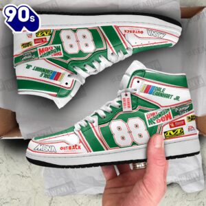 Dale Earnhardt Jr. J1 Shoes Retro Dew #88 Cars Race