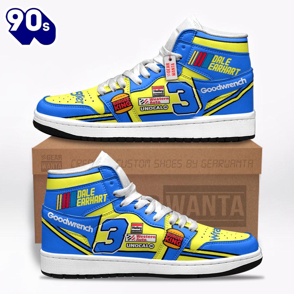 Dale Earnhardt Wrangler J1 Shoes Custom Wrangler Sneakers Dale Earnhardt Wrangler J1 Shoes Custom Wrangler Sneakers