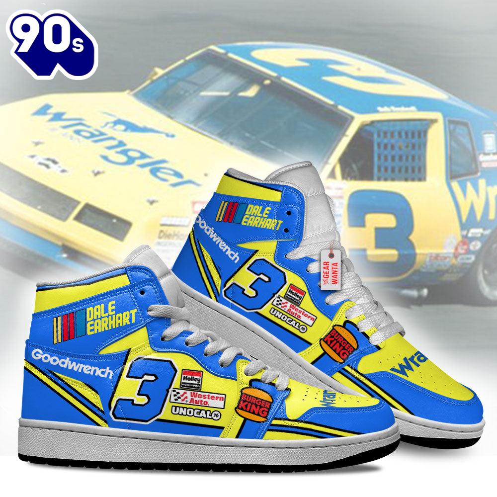 Dale Earnhardt Wrangler J1 Shoes Custom Wrangler Sneakers Dale Earnhardt Wrangler J1 Shoes Custom Wrangler Sneakers