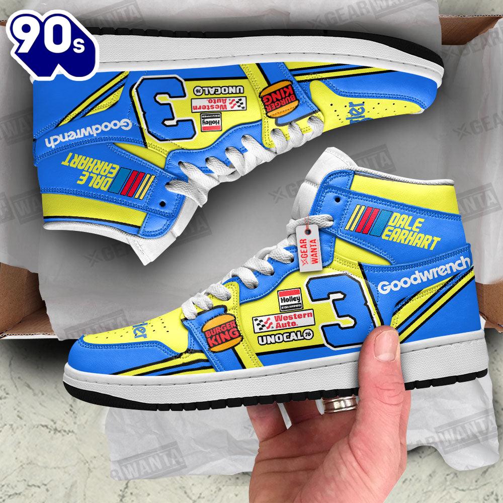Dale Earnhardt Wrangler J1 Shoes Custom Wrangler Sneakers Dale Earnhardt Wrangler J1 Shoes Custom Wrangler Sneakers