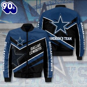 Dallas Cowboys 3D Bomber Jacket Gift Christmas  For Fans