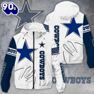 Dallas Cowboys 3D Windbreaker Jacket…
