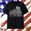 Dallas Cowboys 5x Super Bowl Champions Skyline Signatures T Shirt, Viral 2D Graphic Tee