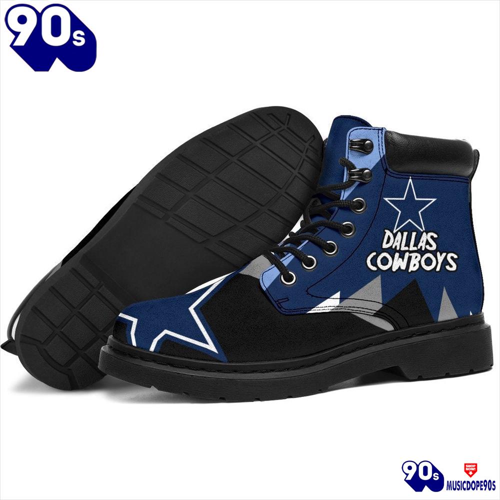 Dallas Cowboys All Season Boots Casual Shoes Vegan Leather Custom Boot Shoes Dallas Cowboys All Season Boots Casual Shoes Vegan Leather Custom Boot Shoes