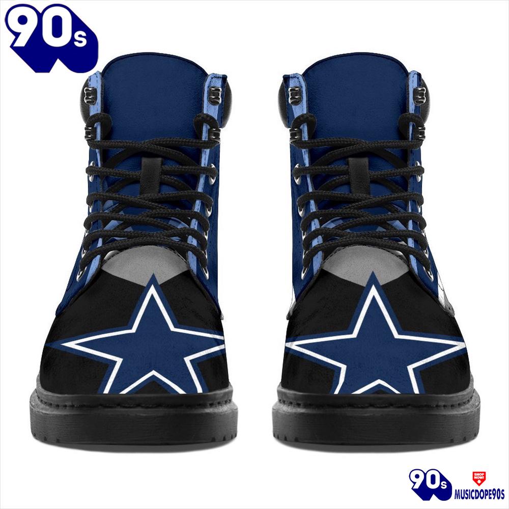 Dallas Cowboys All Season Boots Casual Shoes Vegan Leather Custom Boot Shoes Dallas Cowboys All Season Boots Casual Shoes Vegan Leather Custom Boot Shoes