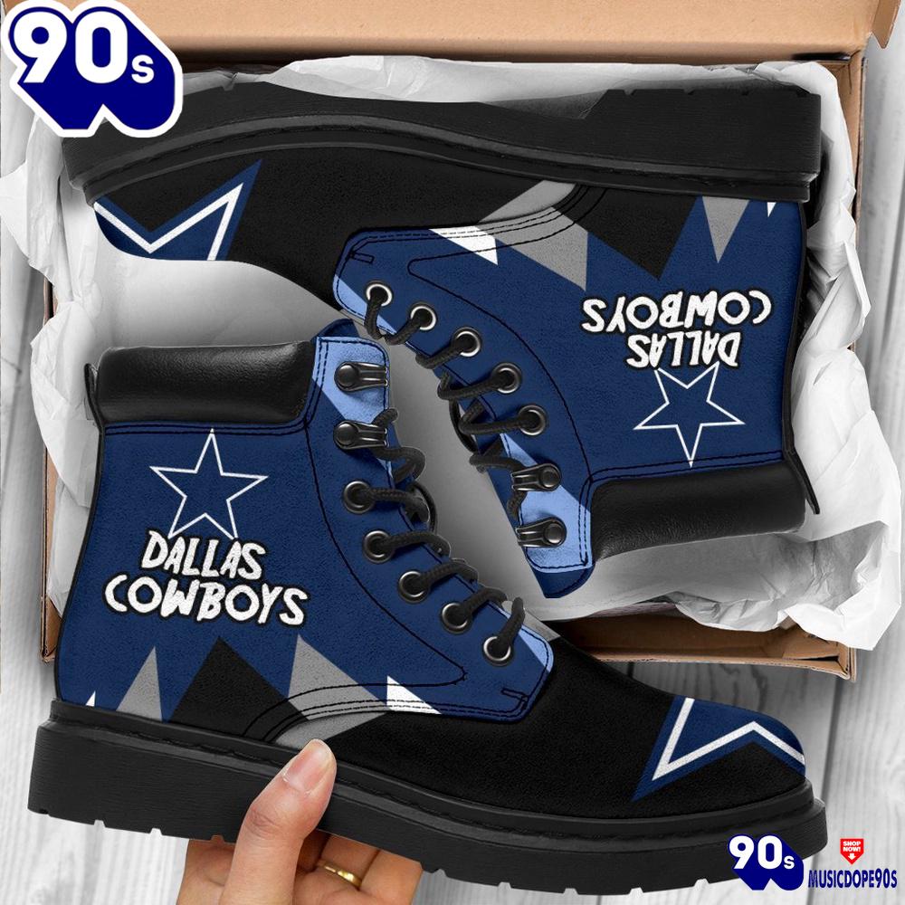 Dallas Cowboys All Season Boots Casual Shoes Vegan Leather Custom Boot Shoes Dallas Cowboys All Season Boots Casual Shoes Vegan Leather Custom Boot Shoes