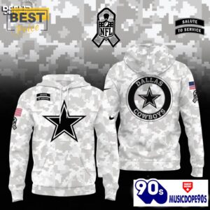 Dallas Cowboys Camo 2024 Salute to Service Hoodie, Jogger, Cap