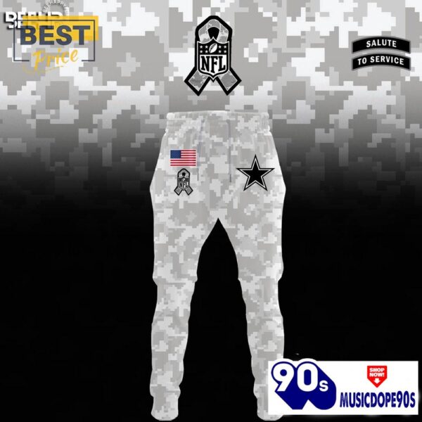 Dallas Cowboys Camo 2024 Salute to Service Hoodie, Jogger, Cap