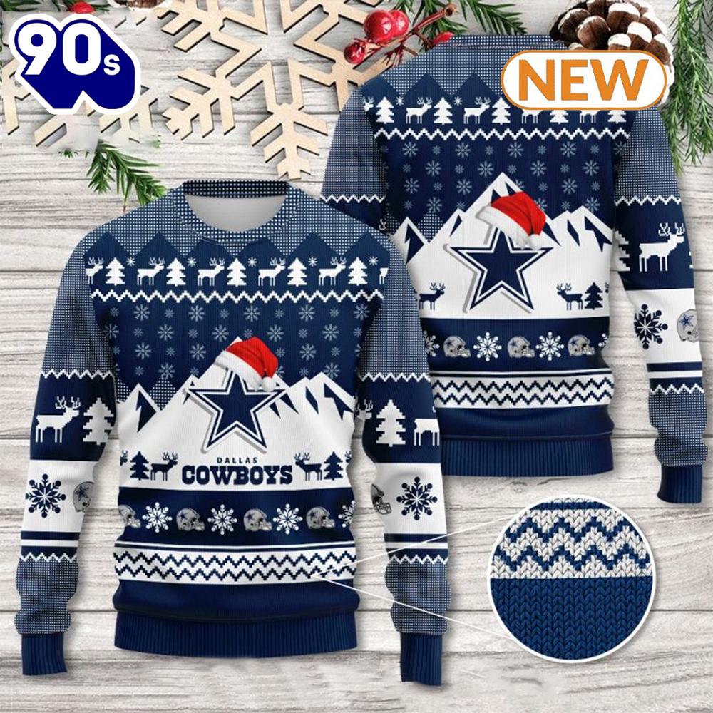 Dallas Cowboys Christmas Ugly Sweater Dallas Cowboys Christmas Ugly Sweater