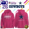 Dallas Cowboys Crucial Catch 2026 Pink Limited Edition Hoodie Shirt, Sport Trend 3D Shirt