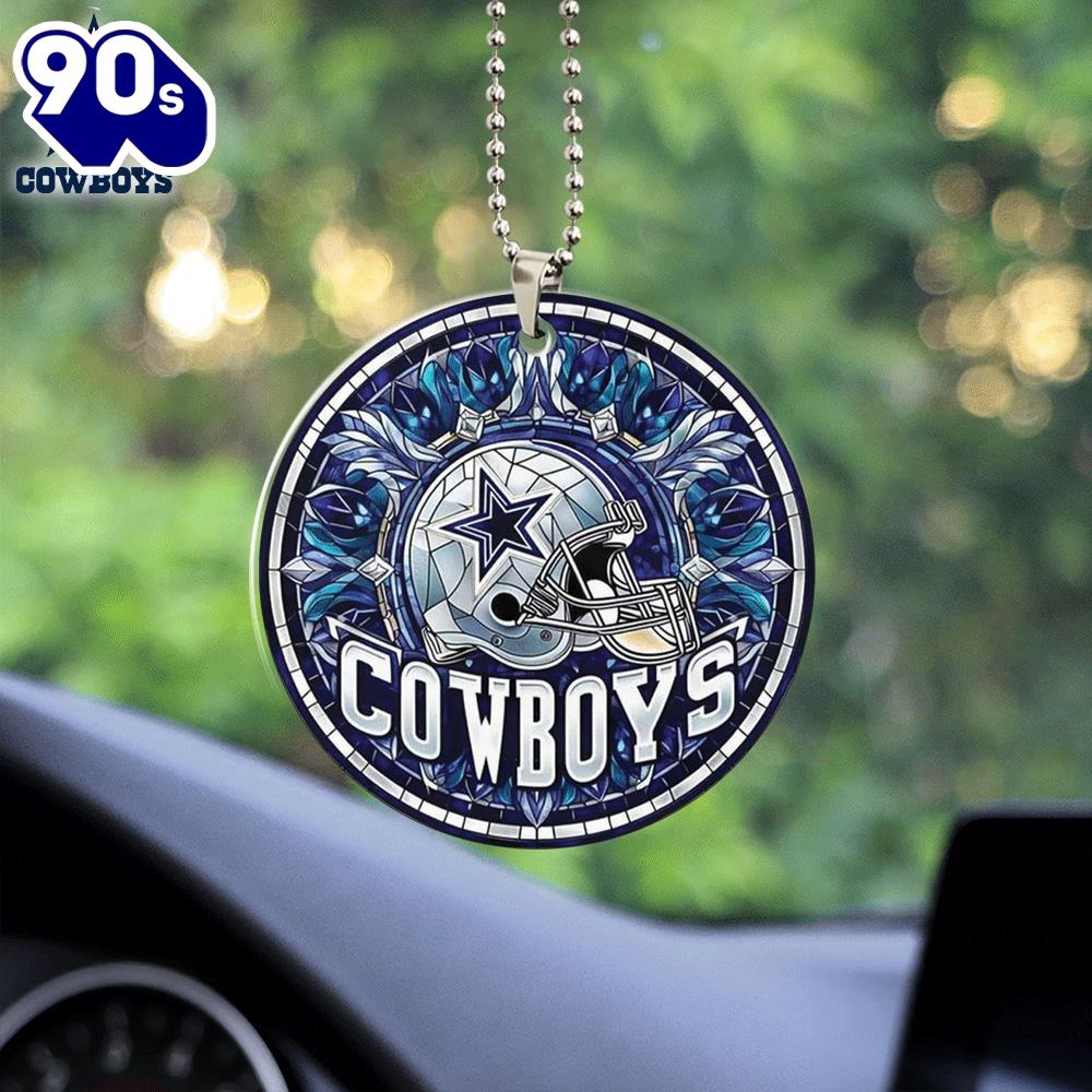 Dallas Cowboys Custom Shape 2-sided Acrylic Car Ornament  Christmas Day Dallas Cowboys Custom Shape 2-sided Acrylic Car Ornament  Christmas Day