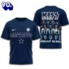 Dallas Cowboys KISS Dressed To Kill T-Shirt Blue