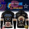 Dallas Cowboys Native American Heritage Month Custom Name Hoodie, Sport Trend 3D Shirt