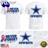 Dallas Cowboys Never Forget 2026 Graphic T Shirt, Sport Trend 3D Shirt