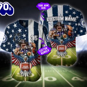 Dallas Cowboys NFL Baseball Jersey…