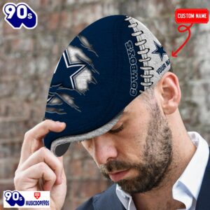 Dallas Cowboys NFL Basic Design Personalized Jeff Cap