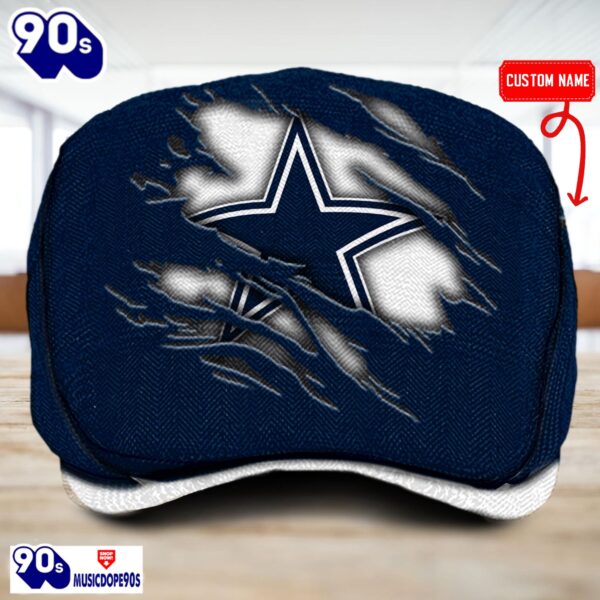 Dallas Cowboys NFL Basic Design Personalized Jeff Cap