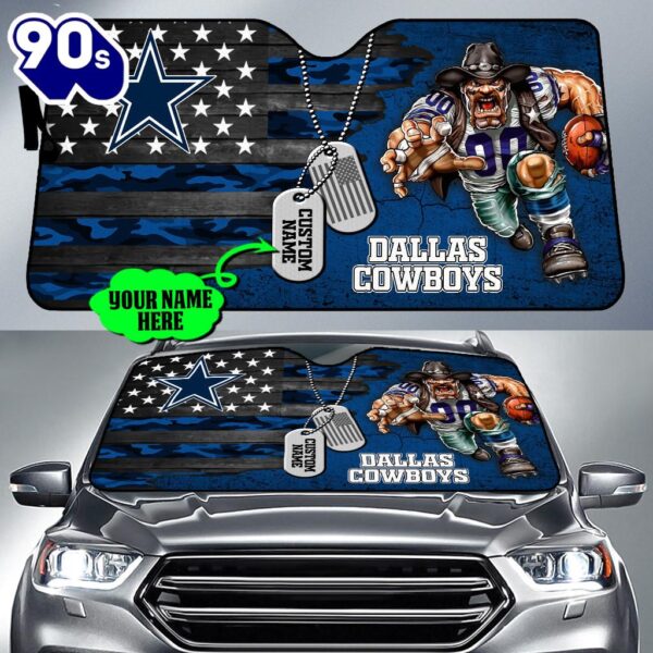 Dallas Cowboys NFL Car Sun Shade For Fans