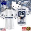 Dallas Cowboys NFL Kitty Game Day Custom Baseball Jersey Shirt , Trending NFL Jersey