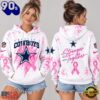 Dallas Cowboys NFL Pink Ribbon Stronger Together Breast Cancer Awareness Hoodie, NFL Trending Shirt