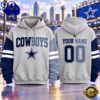 Dallas Cowboys NFL Two Tone Colorblock Varsity Hoodie, NFL Trending Shirt
